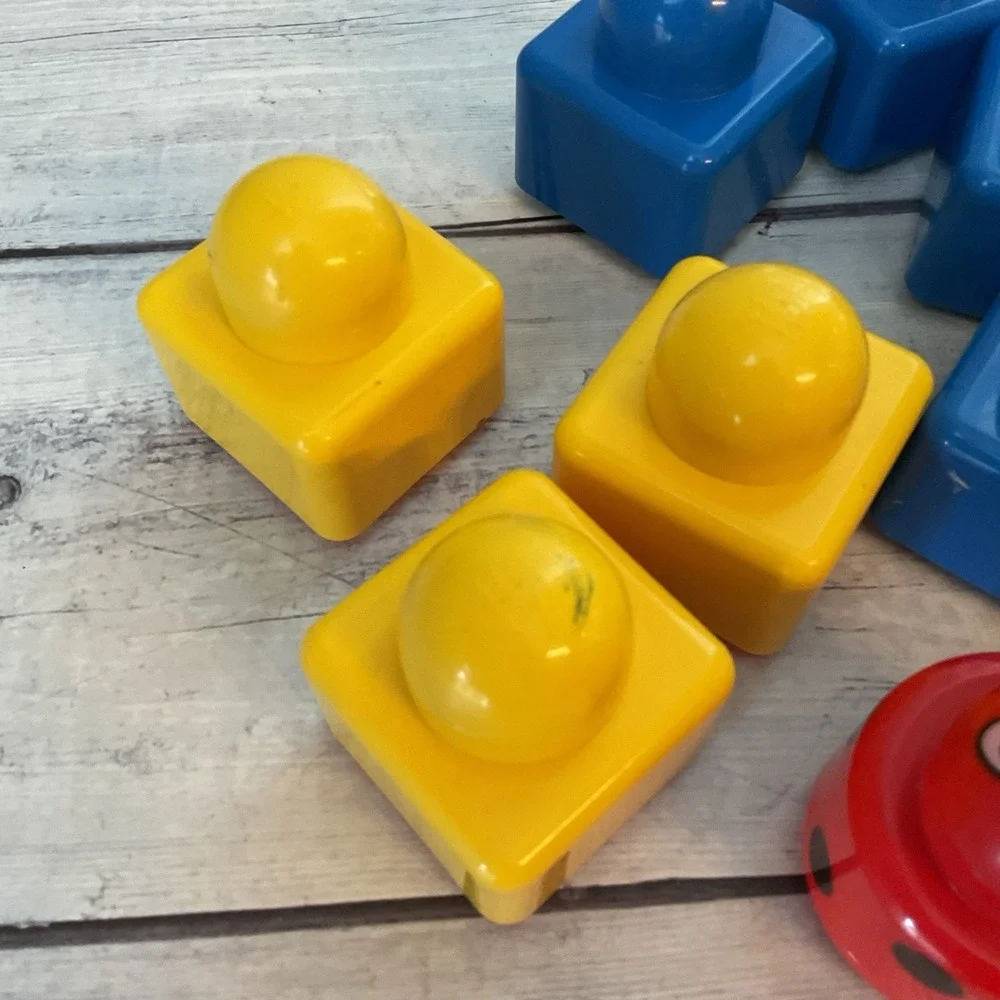 Lego Primo Blocks Lot Of 12 Lady Bug Rattle‎ Baby Toddler Assorted Colors